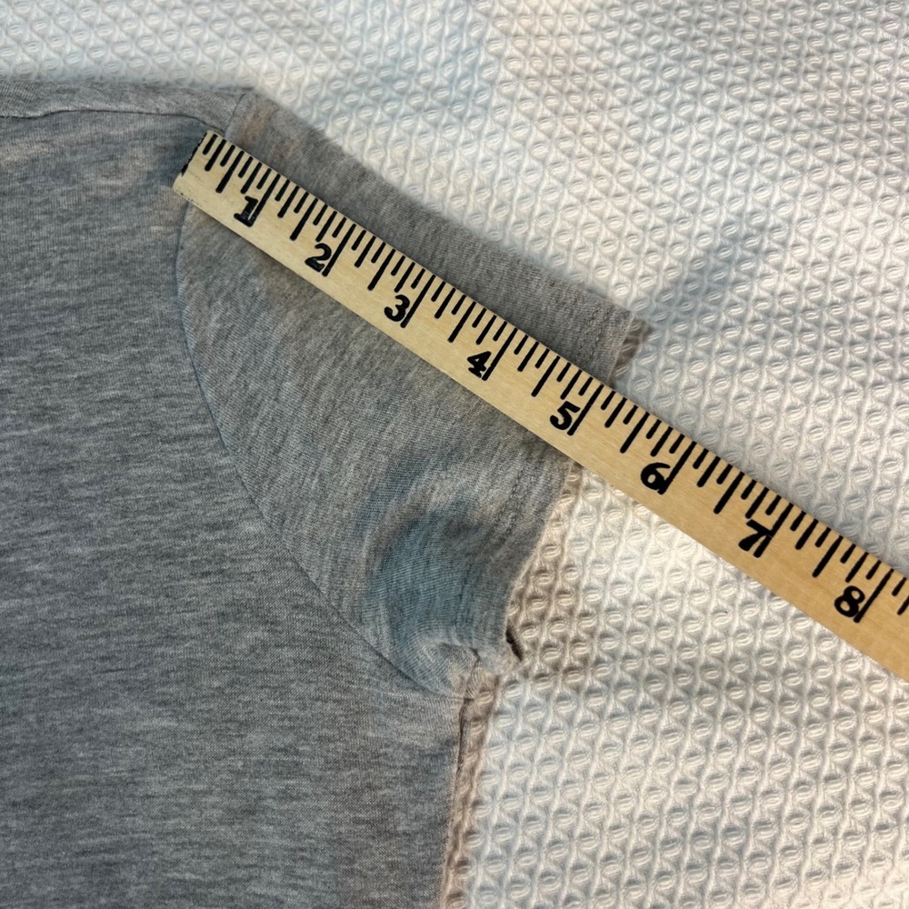 Antistar Womens Gray Ruched Side Bodycon T-Shirt Mini Dress Medium Heather Grey - Picture 7 of 7